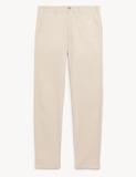 Regular Fit Linen Rich Chino Trousers