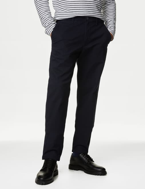 Tapered Fit Stretch Chinos