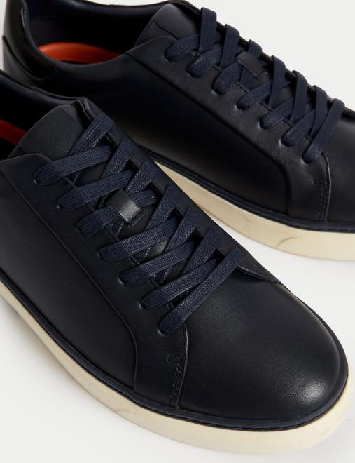Airflex™ Leather Lace Up Trainers