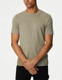 Slim Fit Pure Cotton Crew Neck T-Shirt