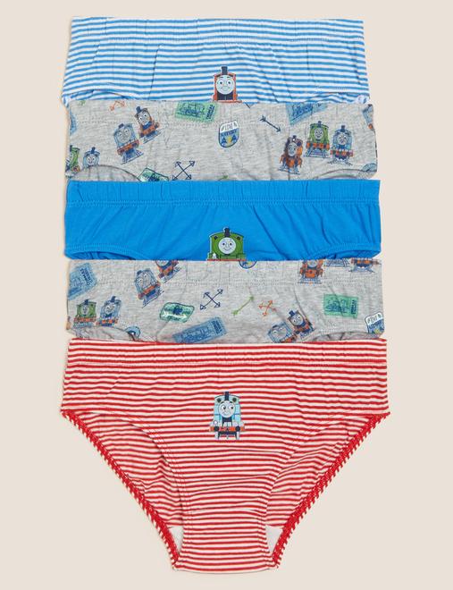 5pk Pure Cotton Thomas & Friends™ Briefs (18 Mths - 6 Yrs)
