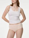5pk Cotton Rich Lycra® High Rise Knickers