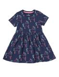 Pure Cotton Unicorn Print Dress (2-8 Yrs)