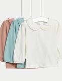 3pk Cotton Rich Tops (0-3 Yrs)