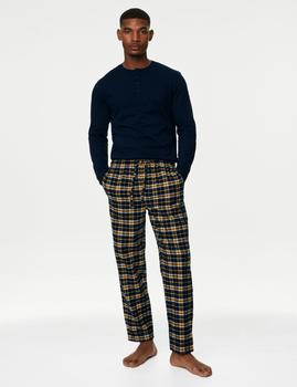 Brushed Cotton Checked Pyjama Set