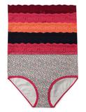 5pk Cotton Rich Printed Full Briefs