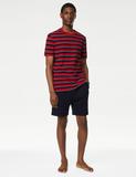 Pure Cotton Striped Pyjama Set