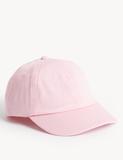 Kids' Pure Cotton Plain Baseball Cap (12 Mths-13 Yrs)