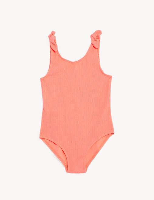 Crinkle Bow Swimsuit (6-16 Yrs)